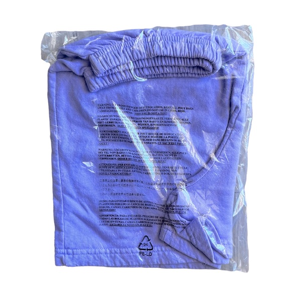 NWOT BSR By Samii Ryan Isn’t It Lovely Crew Neck Sweatshirt/Short Set Medium - Picture 8 of 13